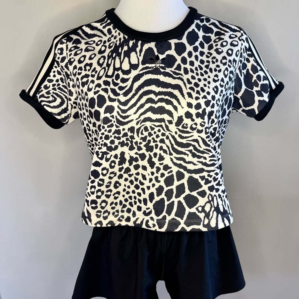 Adidas Originals Animal Print T-Shirt